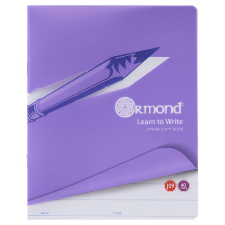 Ormond Durable Cover Copy Book - 40Pg - J09 Junior-Copy Books-Ormond|StationeryShop.co.uk
