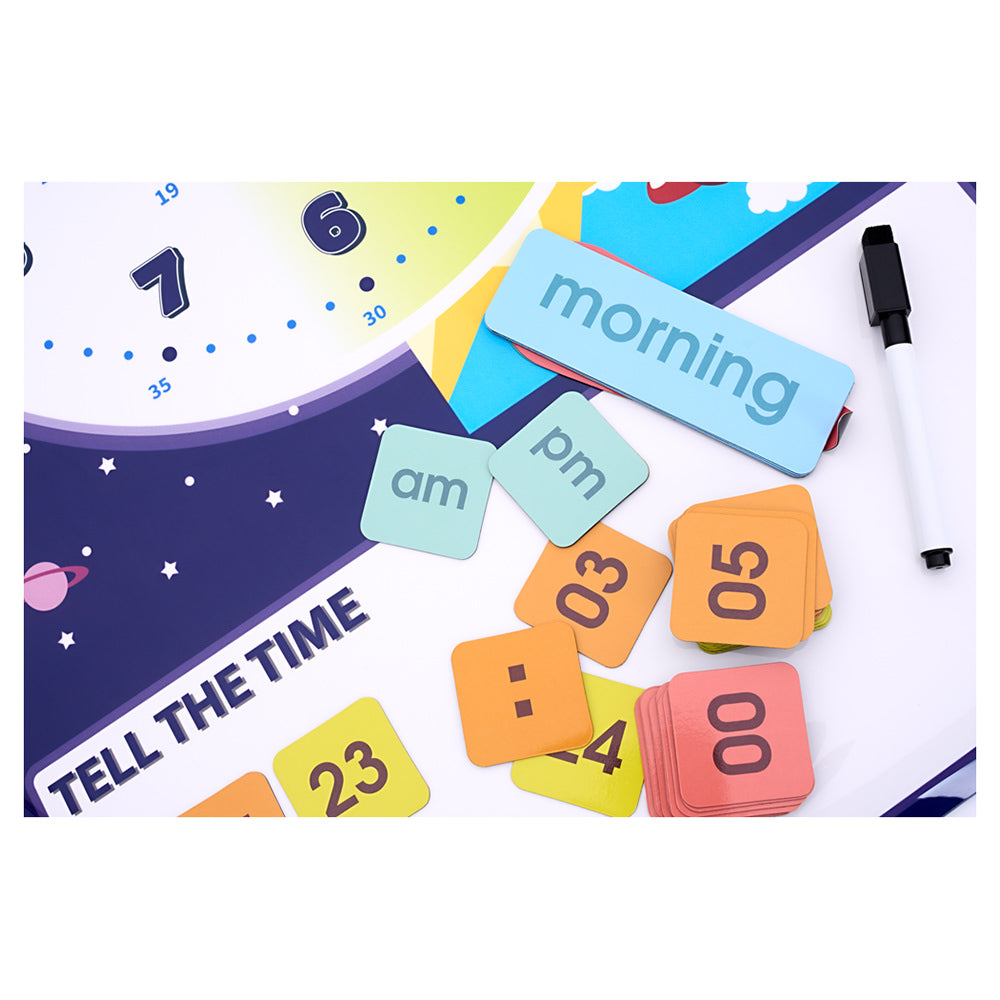 Ormond Magnet Tell the Time Wall Sticker-Educational Posters-Ormond|StationeryShop.co.uk