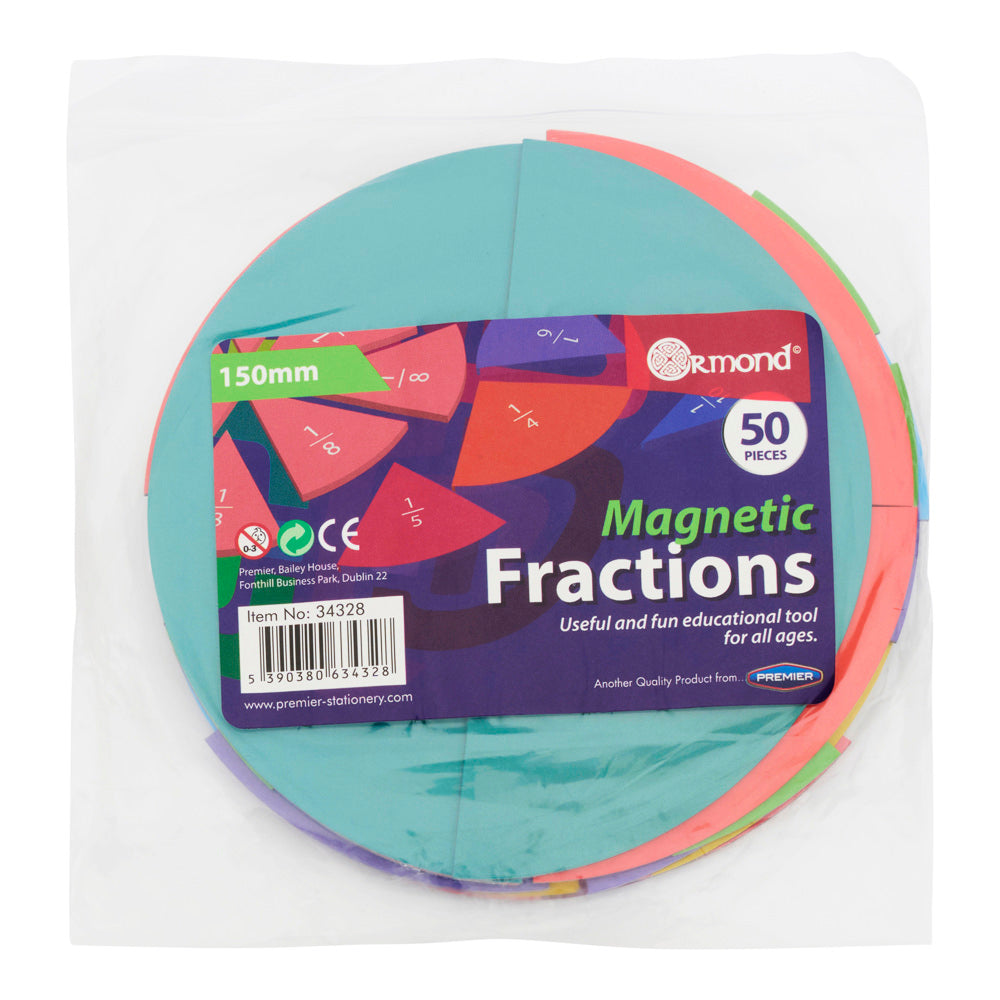 Ormond Magnetic Fractions - 150mm - Pack of 50-Educational Games-Ormond|StationeryShop.co.uk
