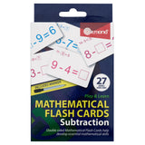 Ormond Mathematical Flash Cards - Substraction - Pack of 27-Educational Games-Ormond|StationeryShop.co.uk