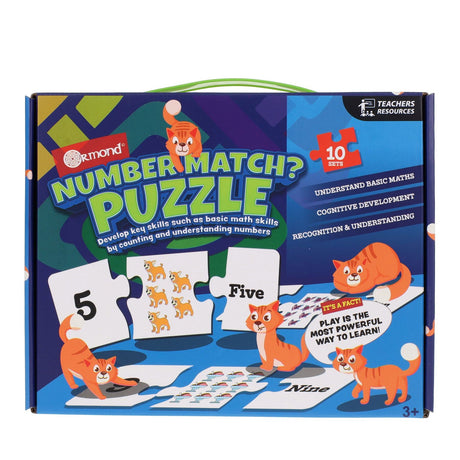 Ormond Number Match Puzzle-Educational Games-Ormond|StationeryShop.co.uk