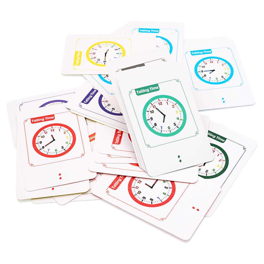 Ormond Quick Glance Flash Cards - Telling the Time - 36 Cards-Educational Games-Ormond|StationeryShop.co.uk