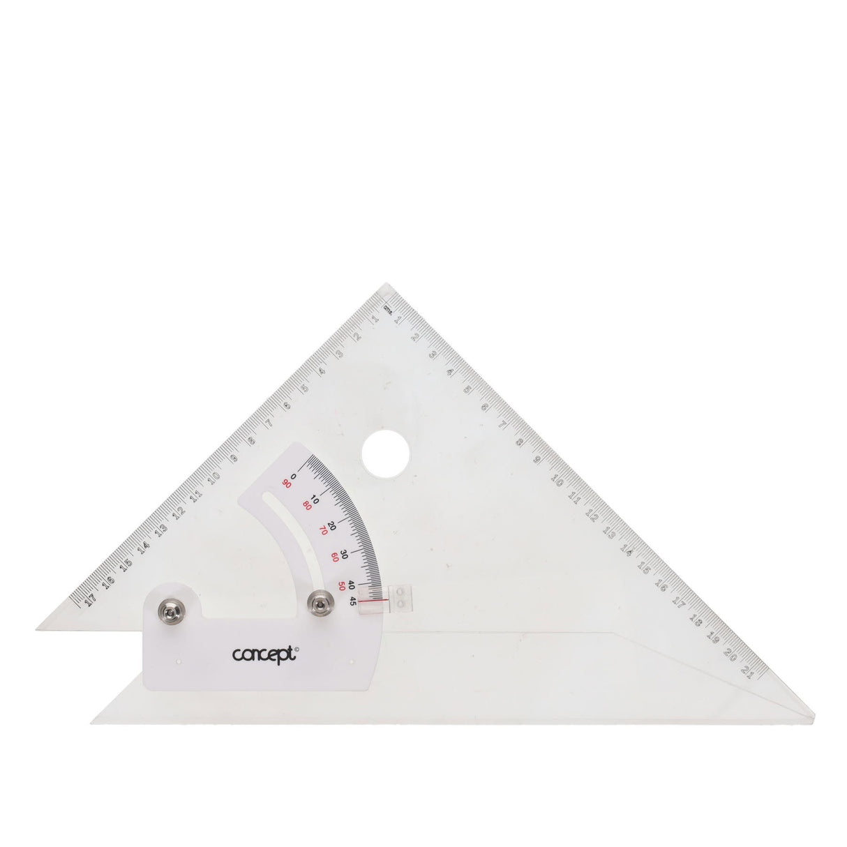 Concept 10/25cm Adjustable Set Square