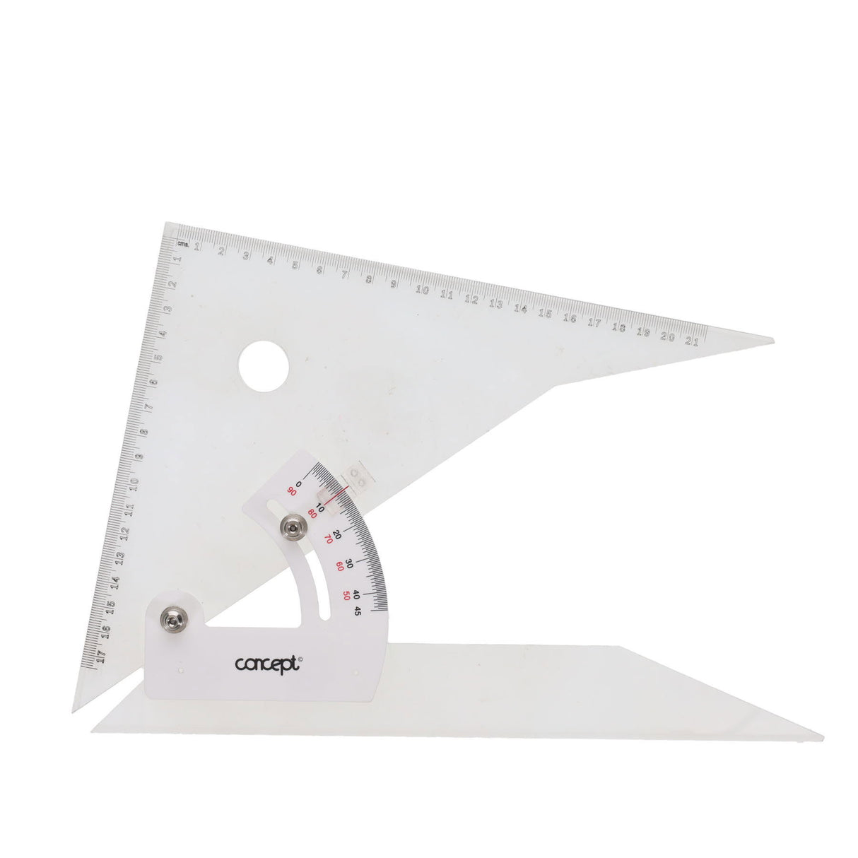 Concept 10/25cm Adjustable Set Square
