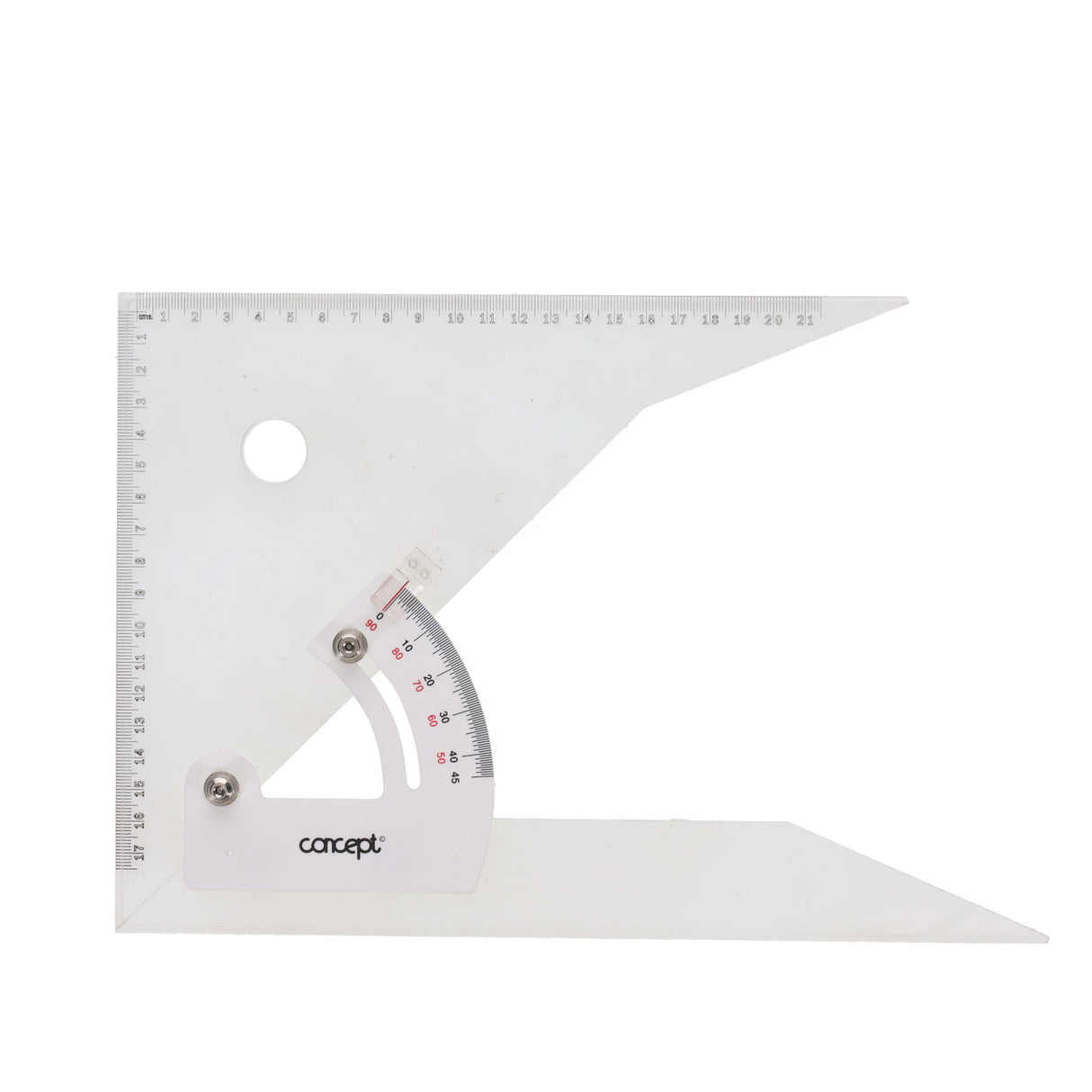 Concept 10/25cm Adjustable Set Square