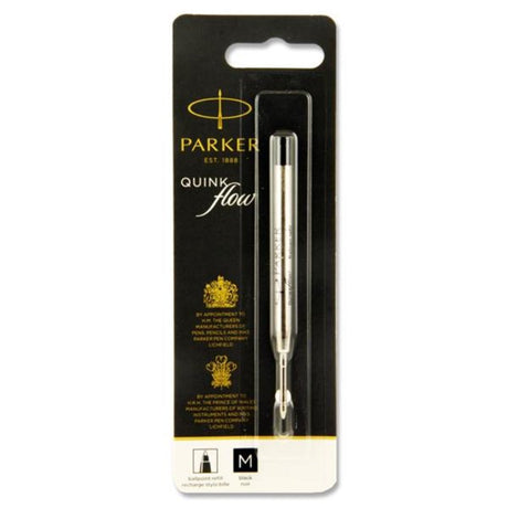 Parker Quink Flow Ballpoint Pen Refill - Black-Ballpoint Pens-Parker|StationeryShop.co.uk