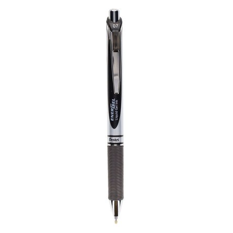 Pentel Energel Blp77 0.7mm Rollerball Gel Pens - Black - Pack of 2-Ballpoint Pens- Buy Online at Stationery Shop UK