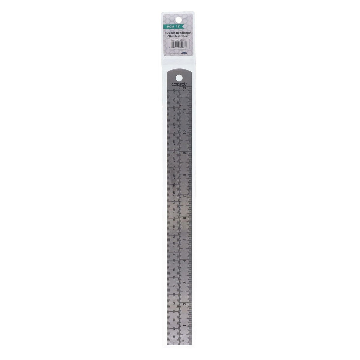 Premier 12/30cm Deadlength Steel Ruler