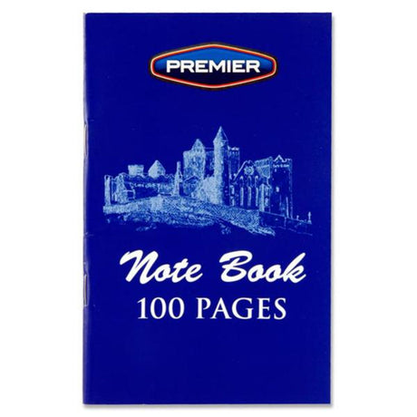 Premier 160mm x 100mm Note Book - 100 Pages-Assorted Notebooks-Premier|StationeryShop.co.uk