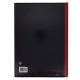 Premier A4 Hardcover Notebook - 80gsm - Red & Black - 384 Pages-A4 Notebooks-Premier|StationeryShop.co.uk