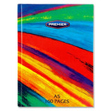 Premier A5 Hardcover Notebook - 160 Pages - Rainbow-A5 Notebooks-Premier|StationeryShop.co.uk