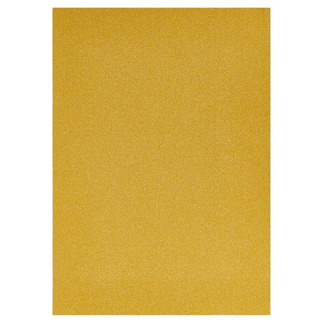 Premier Activity A4 Glitter Card - 250 gsm - Gold - 10 Sheets-Craft Paper & Card-Premier|StationeryShop.co.uk