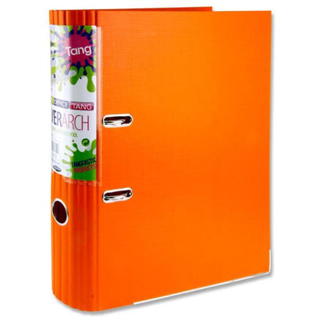 Premier Office A4 Curved Spine Lever Arch File - Orange-Lever Arch Files-Premier Office|StationeryShop.co.uk