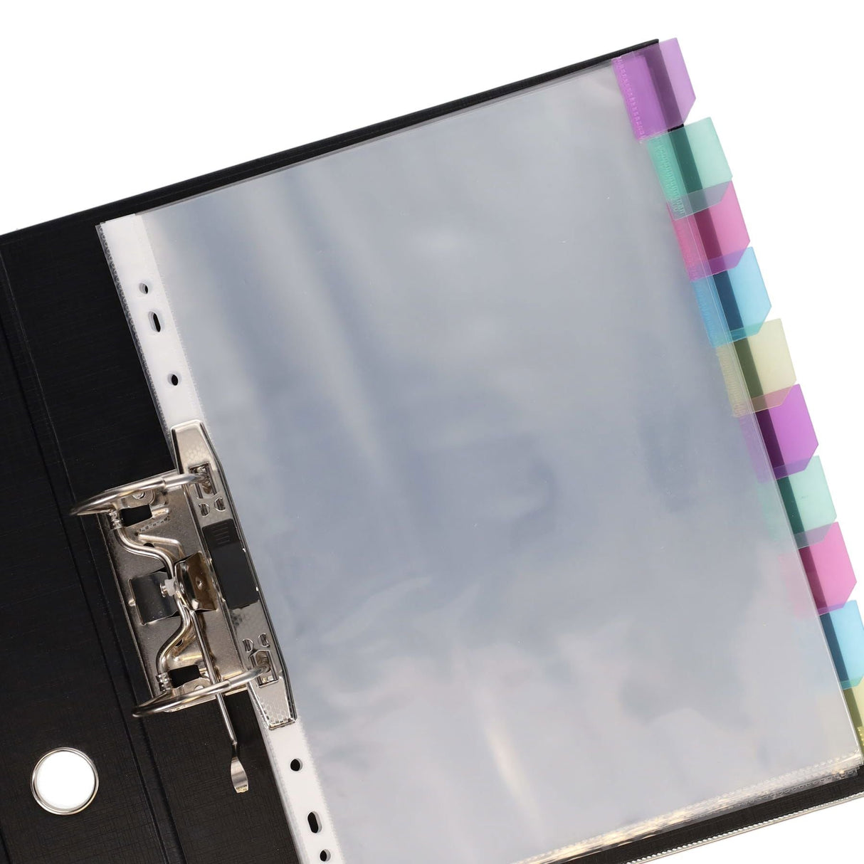 Premier Office A4 Subject Divider Protective Punched Pockets - 10 Tabs-Punched Pockets-Premier Office|StationeryShop.co.uk