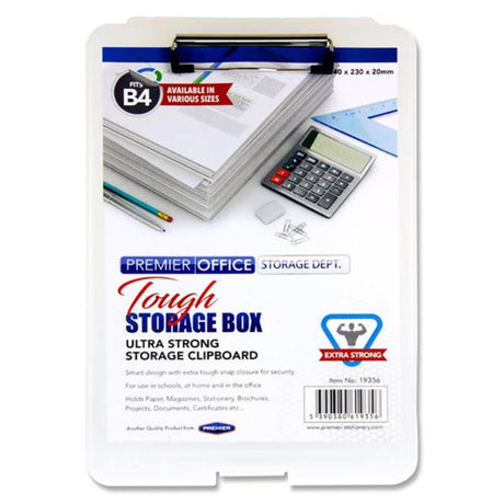 Premier Office B4 Tough Storage Clipboard Box-Clipboards-Premier Office|StationeryShop.co.uk