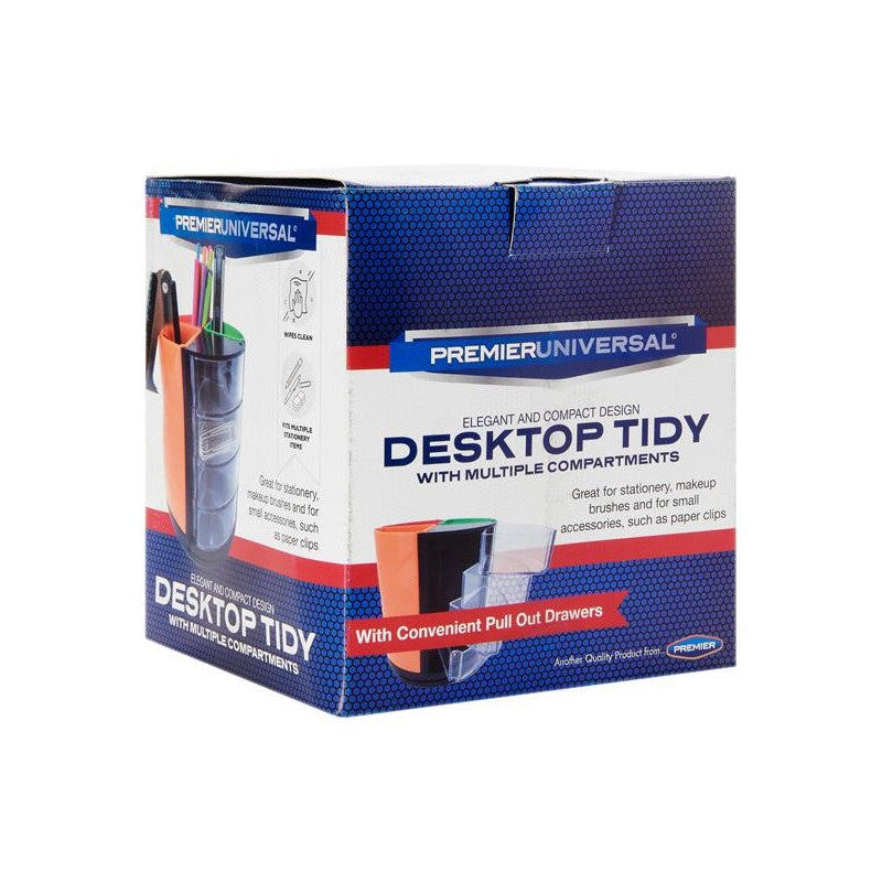 Premier Universal Desktop Tidy with Multiple Compartments-Desk Tidy-Premier Universal|StationeryShop.co.uk