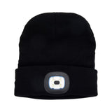 Premier Universal Light Up Beanie Hat - Black-Light Up & Reflective Clothing-Premier Universal|StationeryShop.co.uk