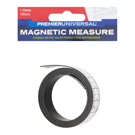 Premier Universal Magnetic Measure - 1 Meter-Rulers-Premier Universal|StationeryShop.co.uk