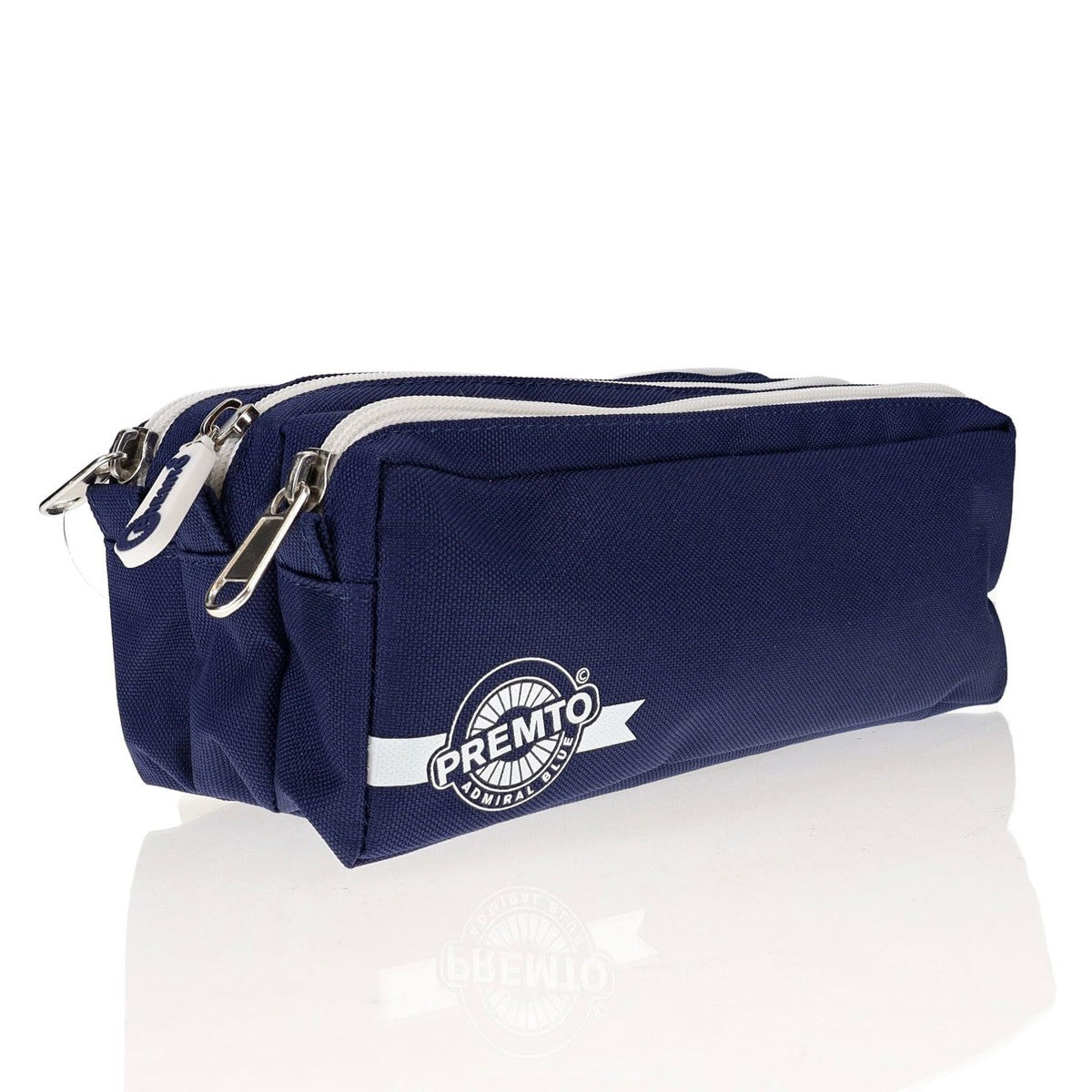 Premto 3 Pocket Pencil Case - Admiral Blue