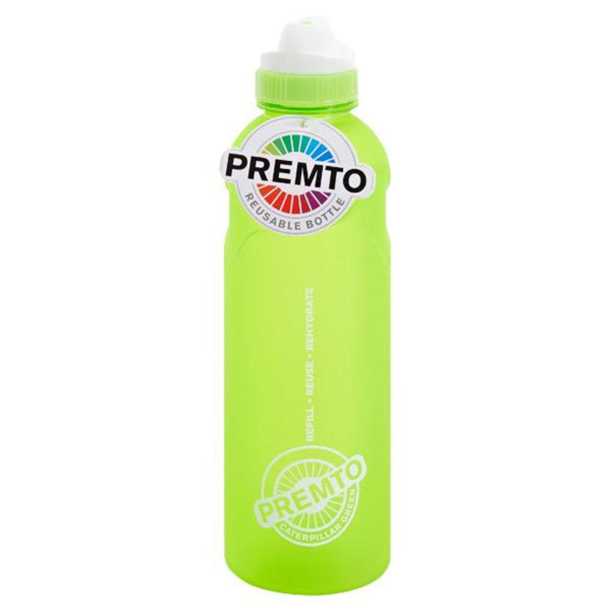 Premto 500ml Stealth Soft Touch Bottle - Caterpillar Green