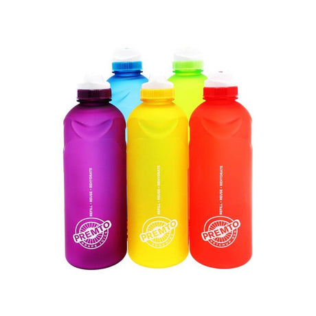Premto 750ml Stealth Soft Touch Bottle - Sunshine Yellow-Water Bottles-Premto|StationeryShop.co.uk