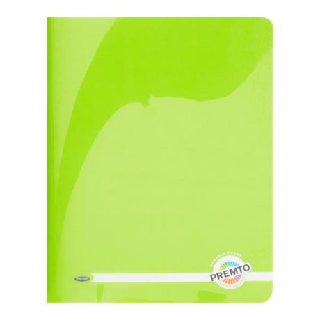 Premto 9x7 Durable Cover Exercise Book - 128 Pages -Caterpillar Green-Exercise Books-Premto|StationeryShop.co.uk