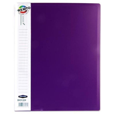 Premto A4 40 Pocket Display Book - Grape Juice Purple-Display Books-Premto|StationeryShop.co.uk