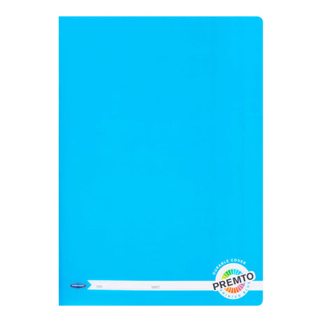 Premto A4 Durable Cover Manuscript Book - 160 Pages - Printer Blue-Manuscript Books-Premto|StationeryShop.co.uk
