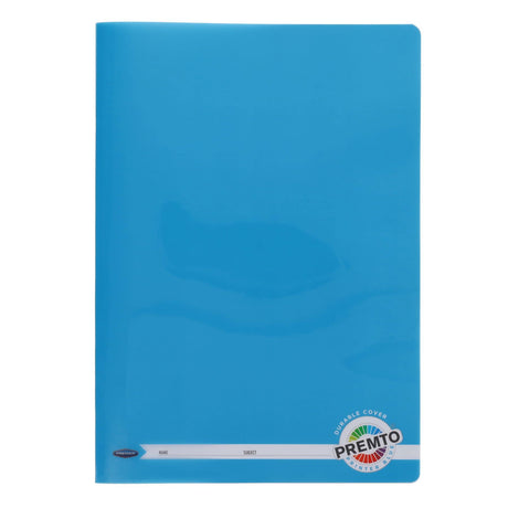 Premto A4 Durable Cover Manuscript Book S1 - 120 Pages - Printer Blue-Manuscript Books-Premto|StationeryShop.co.uk