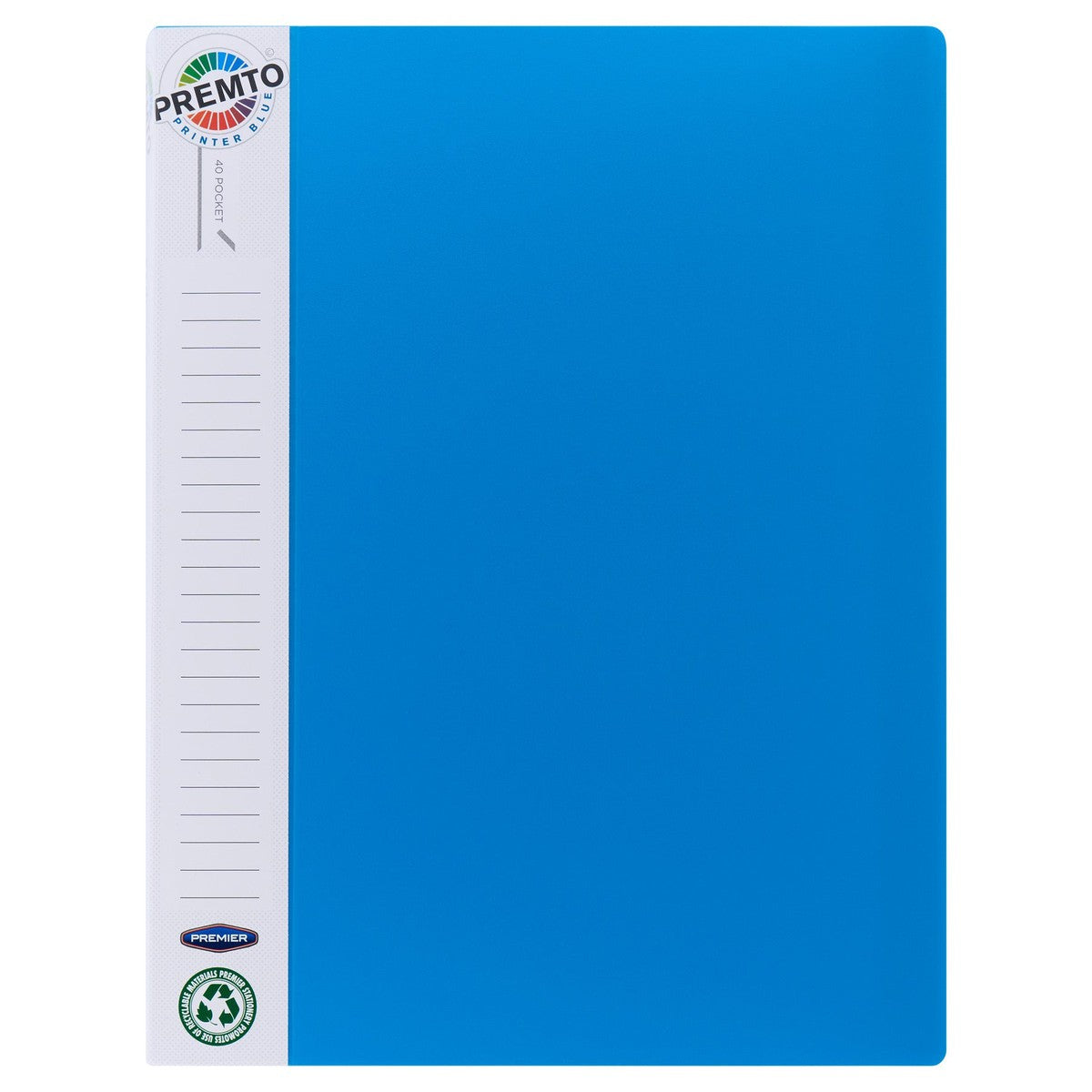 Premto A4 Pocket Display Book - 40 Pockets - Pack of 3