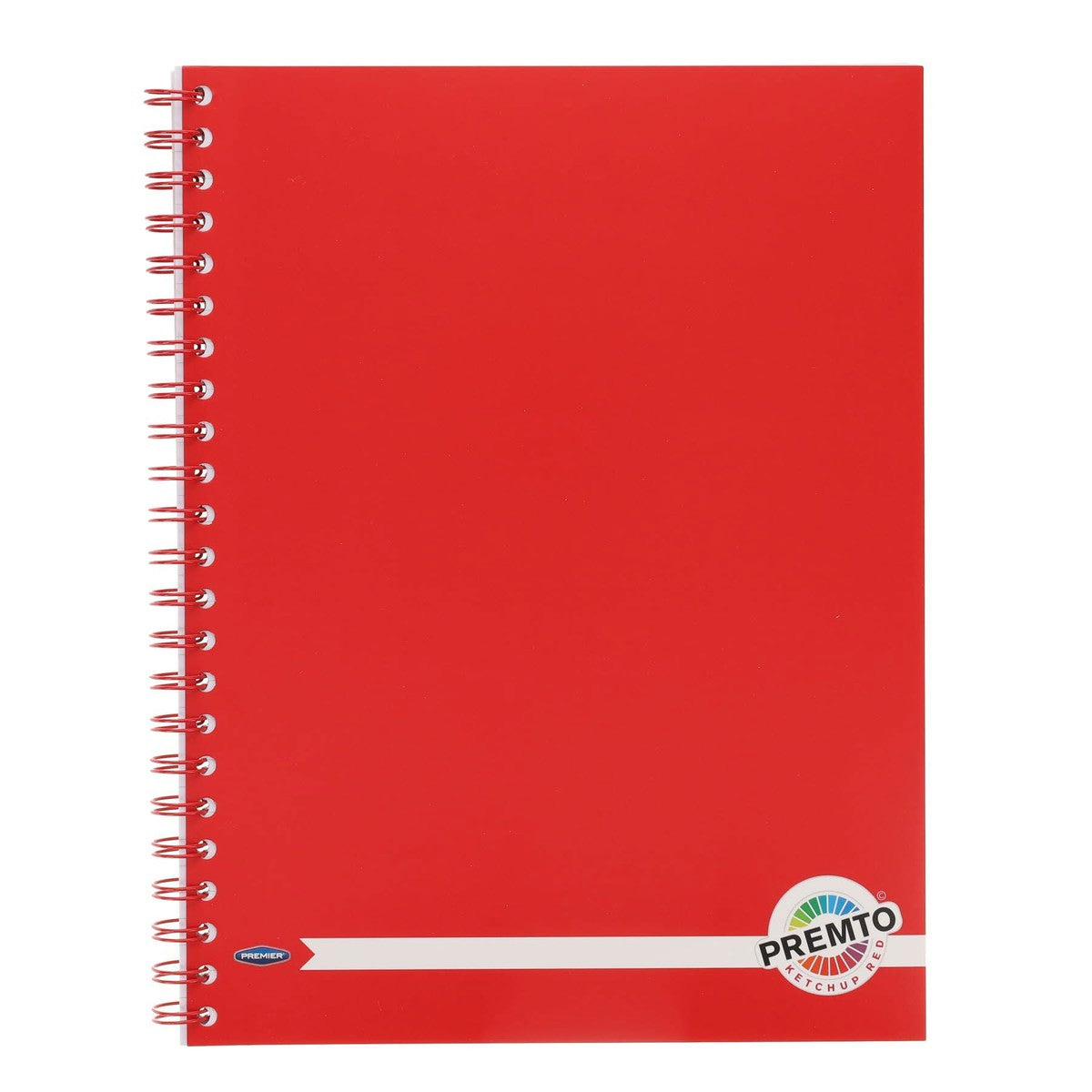 Premto A4 Wiro Notebook - 200 Pages - Ketchup Red