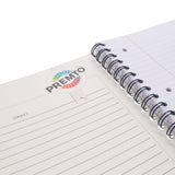 Premto A4 Wiro Notebook - 200 Pages - Printer Blue-A4 Notebooks- Buy Online at Stationery Shop UK