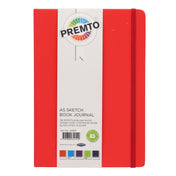 Premto A5 Journal & Sketch Book - 192 Pages - Ketchup Red