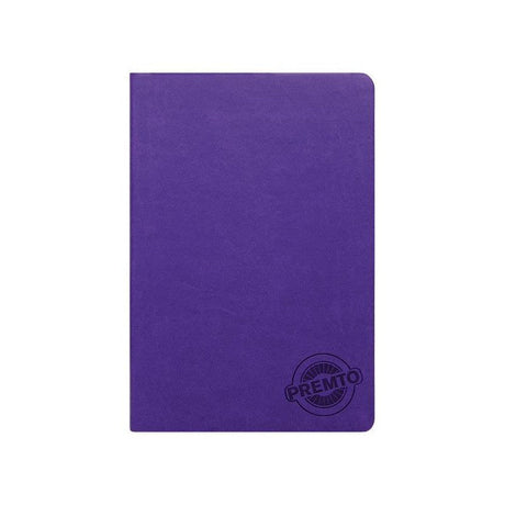 Premto A5 PU Leather Hardcover Notebook - 192 Pages -Grape Juice Purple-A5 Notebooks-Premto|StationeryShop.co.uk