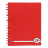 Premto A5 Wiro Notebook - 200 Pages - Ketchup Red-A5 Notebooks- Buy Online at Stationery Shop UK