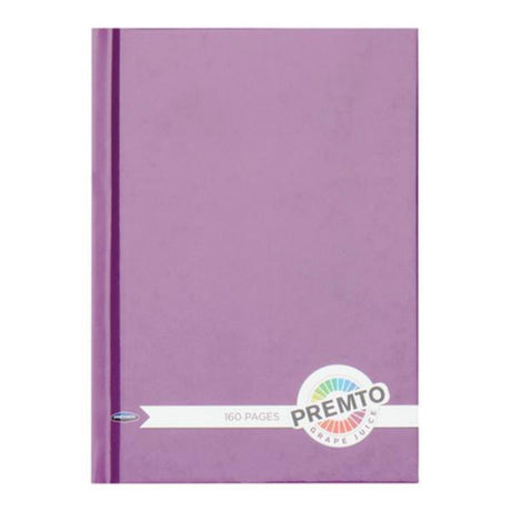 Premto A6 Hardcover Notebook - 160 Pages - Grape Juice Purple-A6 Notebooks-Premto|StationeryShop.co.uk