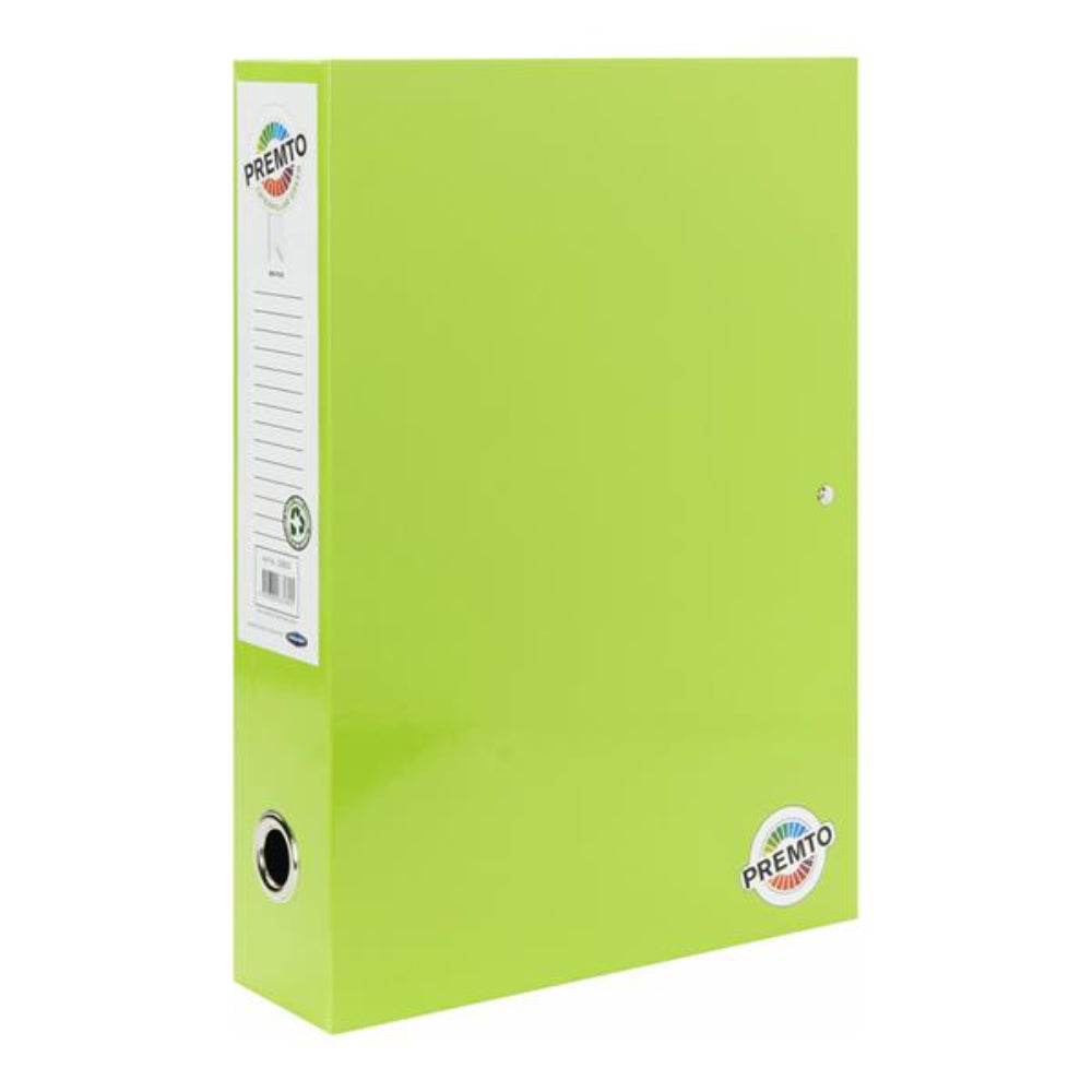 Premto Box File - Caterpillar Green-File Boxes-Premto|StationeryShop.co.uk