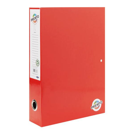 Premto Box File - Ketchup Red-File Boxes-Premto|StationeryShop.co.uk