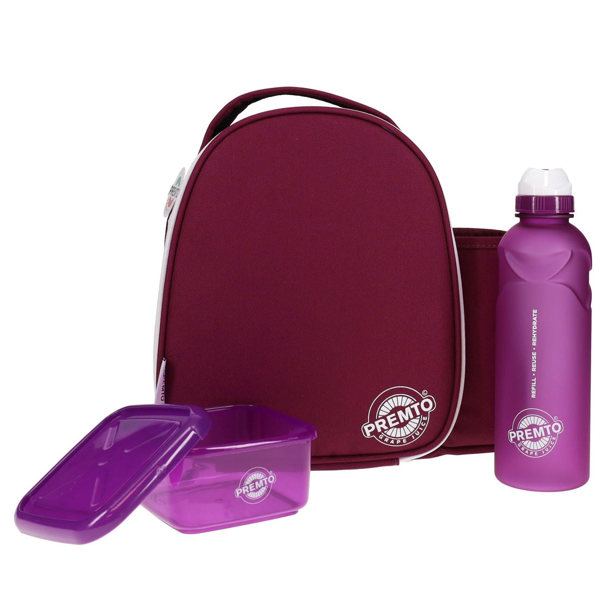 Premto Lunch Bag - Grape Juice-Lunch Boxes-Premto|StationeryShop.co.uk