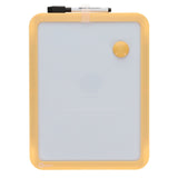 Premto Magnetic White Board With Dry Wipe Marker - Papaya - 285x215mm-Whiteboards-Premto|StationeryShop.co.uk