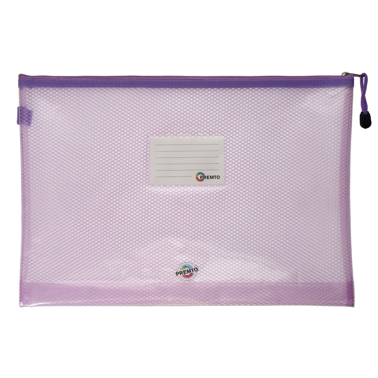 Premto Multipack | B4+ Ultramesh Expanding Wallet with Zip - Pastel - Pack of 3-Mesh Wallet Bags-Premto|StationeryShop.co.uk