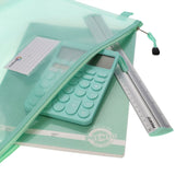 Premto Multipack | B4+ Ultramesh Expanding Wallet with Zip - Pastel - Pack of 3-Mesh Wallet Bags-Premto|StationeryShop.co.uk
