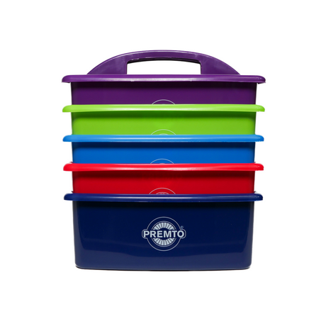 Premto Multipack | Storage Caddy - 235x225x130mm - Pack of 5-Storage Caddies-Premto|StationeryShop.co.uk