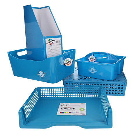 Premto Multipack | Storage Solutions Printer Blue - Pack of 5-File Boxes-Premto|StationeryShop.co.uk