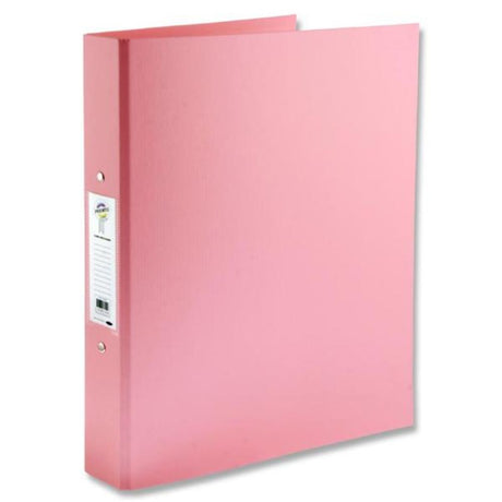 Premto Pastel A4 Ringbinder - Pink Sherbet-Ring Binders-Premto|StationeryShop.co.uk