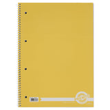 Premto Pastel A4 Spiral Notebook - 160 Pages - Primrose-A4 Notebooks-Premto|StationeryShop.co.uk