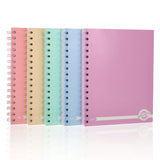 Premto Pastel A5 Wiro Notebook - 200 Pages - Pink Sherbet-A5 Notebooks-Premto|StationeryShop.co.uk