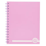 Premto Pastel A5 Wiro Notebook - 200 Pages - Wild Orchid-A5 Notebooks-Premto|StationeryShop.co.uk