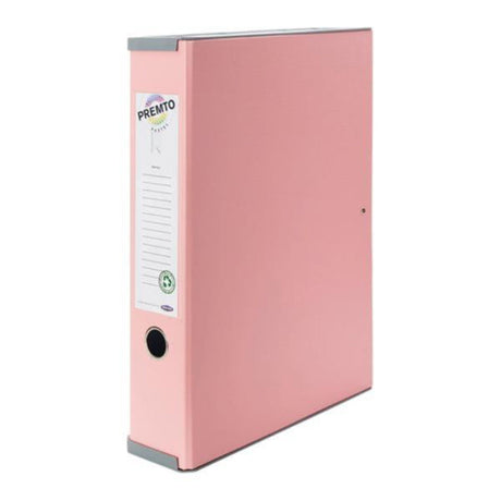 Premto Pastel Box File - Pink Sherbet-File Boxes-Premto|StationeryShop.co.uk