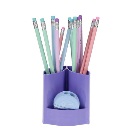 Premto Pastel Pen Pot - Heather Haze-Desk Tidy- Buy Online at Stationery Shop UK